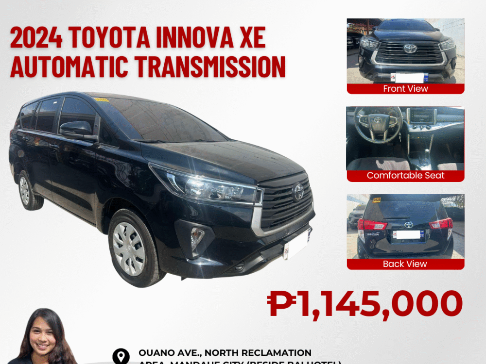 2024 TOYOTA INNOVA XE AUTOMATIC TRANSMISSION