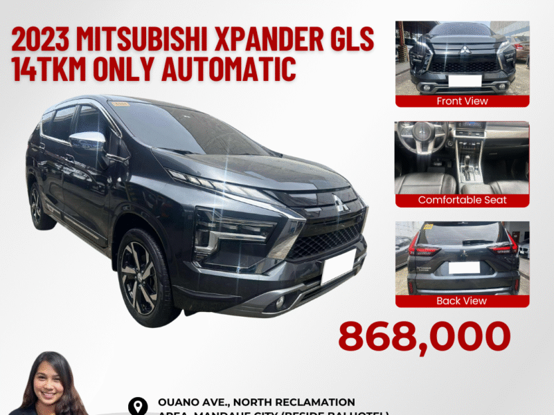 2023 MITSUBISHI XPANDER GLS 14TKM ONLY AUTOMATIC TRANSMISSION