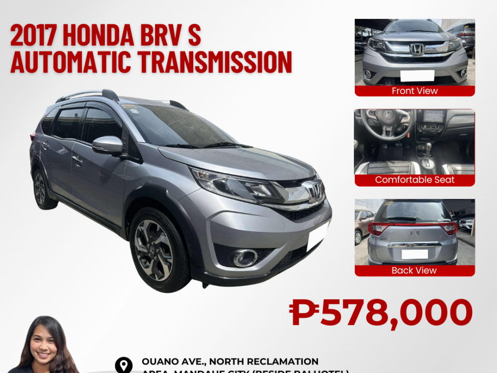 2017 HONDAD BRV S AUTOMATIC TRANSMISSION