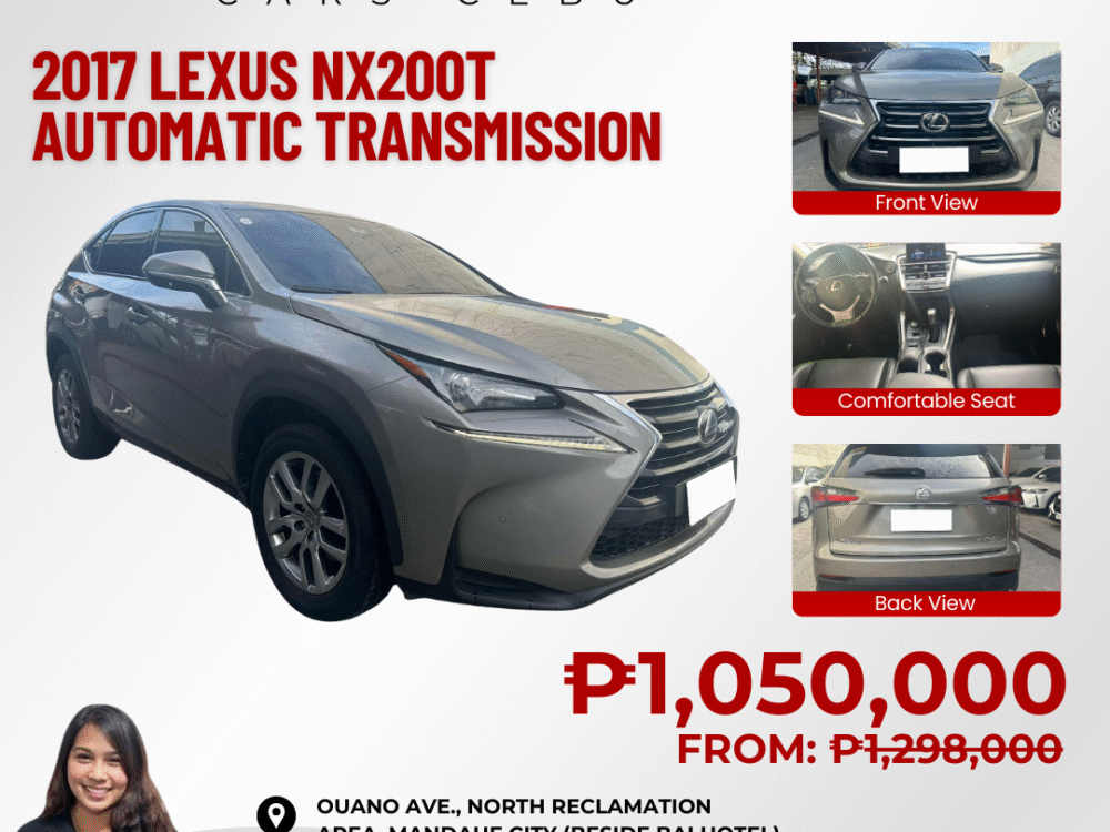 2017 LEXUS NX200T AUTOMATIC TRANSMISSION