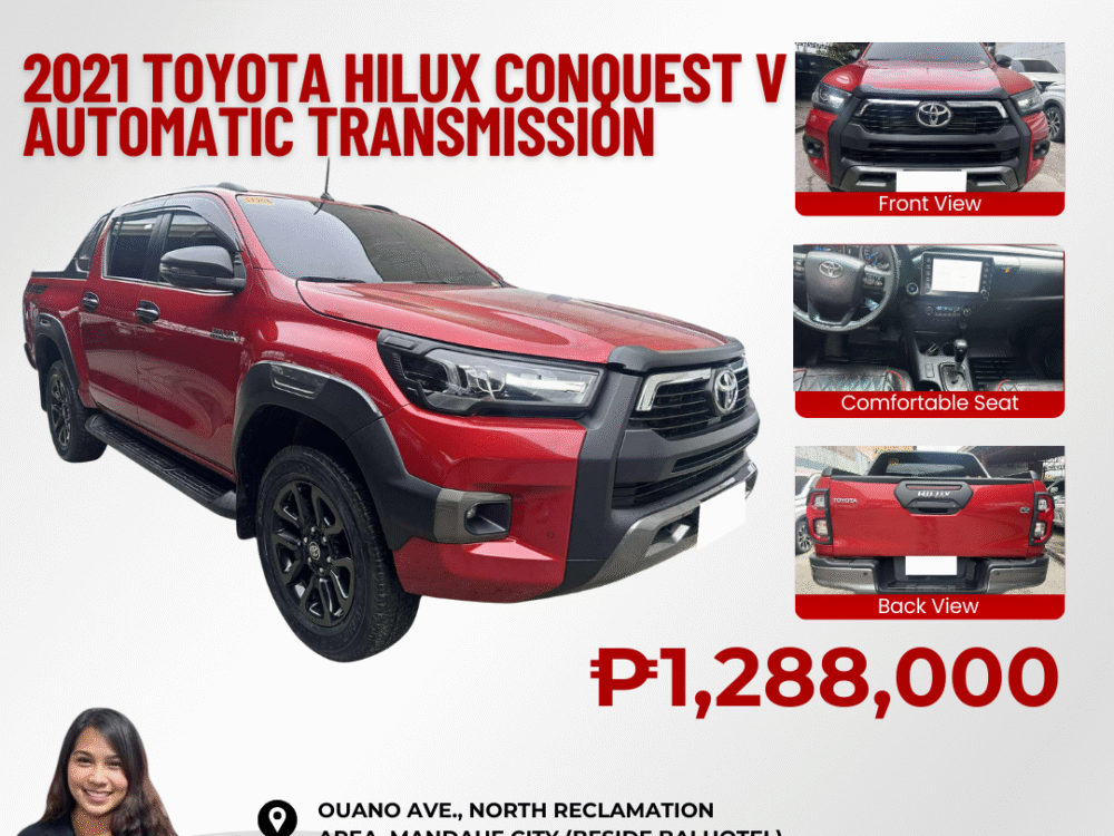 2021 TOYOTA HILUX CONQUEST V AUTOMATIC TRANSMISSION