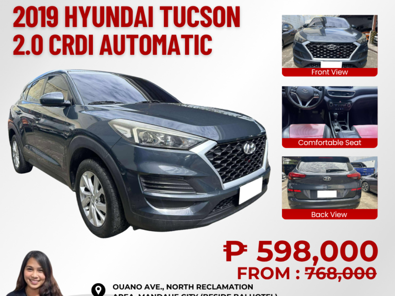 2019 HYUNDAI TUCSON 2.0L CRDI AUTOMATIC TRANSMISSION