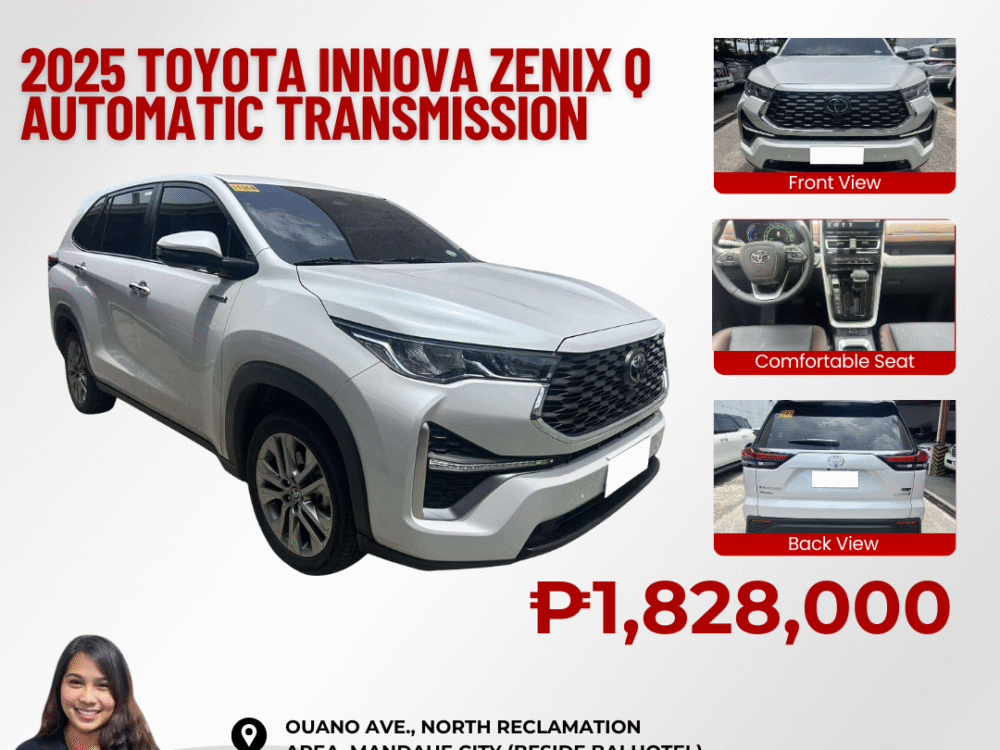 2025 TOYOTA INNOVA ZENIX Q AUTOMATIC TRANSMISSION