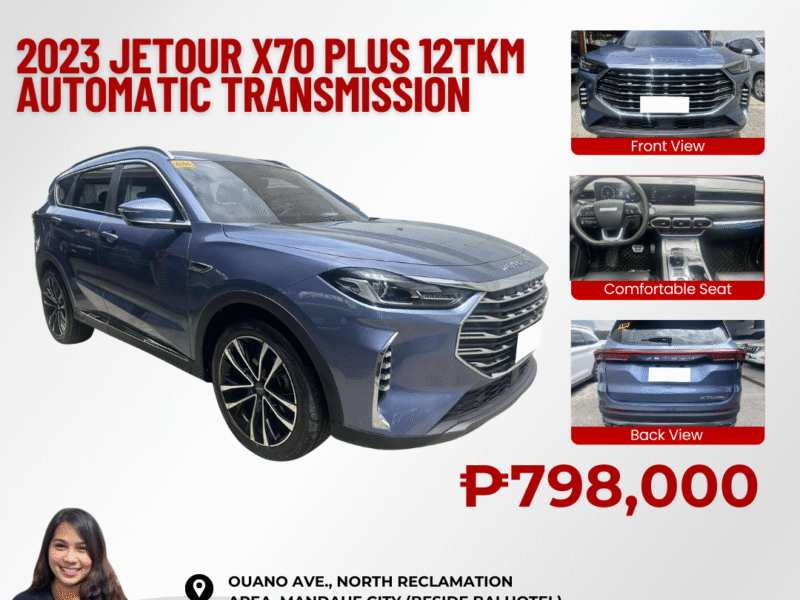 2023 JETOUR X70 PLUS 12TKM ONLY AUTOMATIC TRANSMISSION