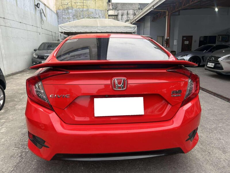 2017 HONDA CIVIC RS TURBO AUTOMATIC TRANSMISSION