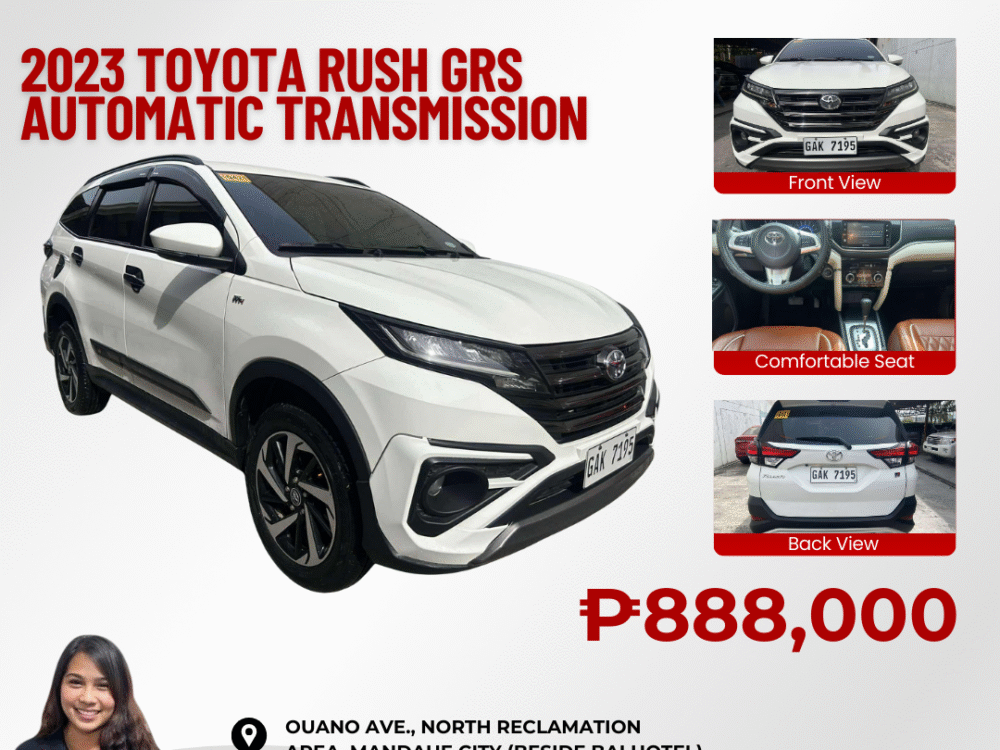 2023 TOYOTA RUSH GRS AUTOMATIC TRANSMISSION