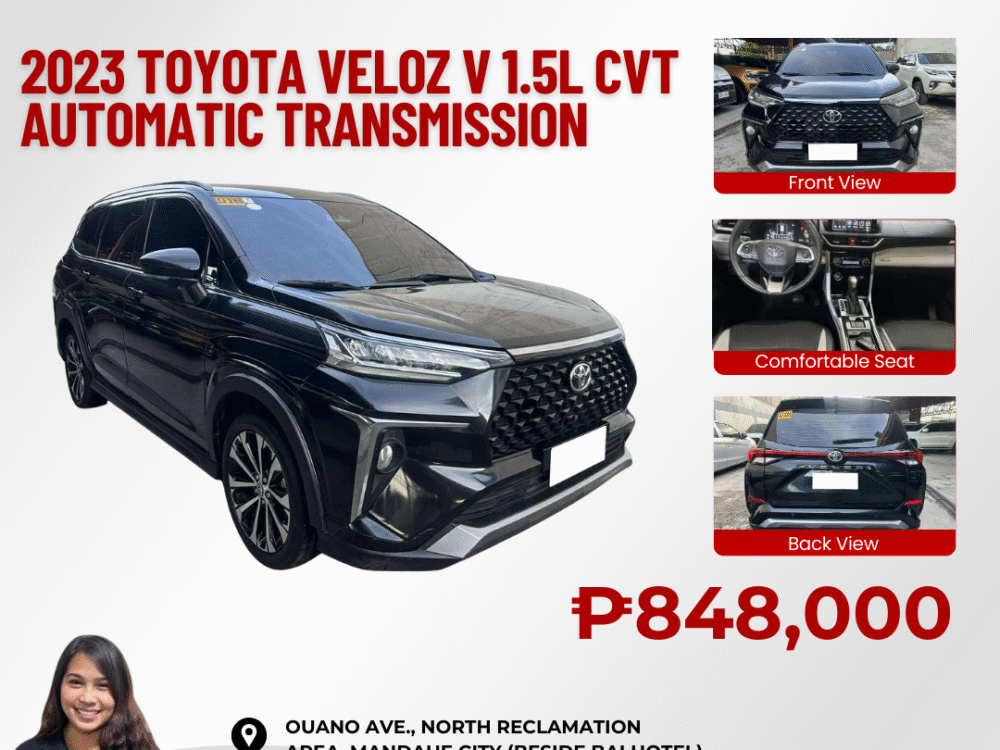 2023 TOYOTA VELOZ V 1.5L CVT AUTOMATIC TRANSMISSION