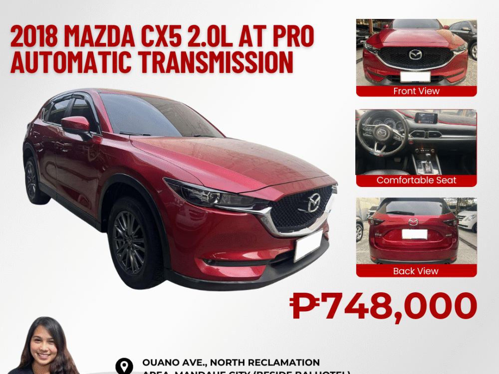 2018 MAZDA CX5 2.0L AT PRO AUTOMATIC TRANSMISSION