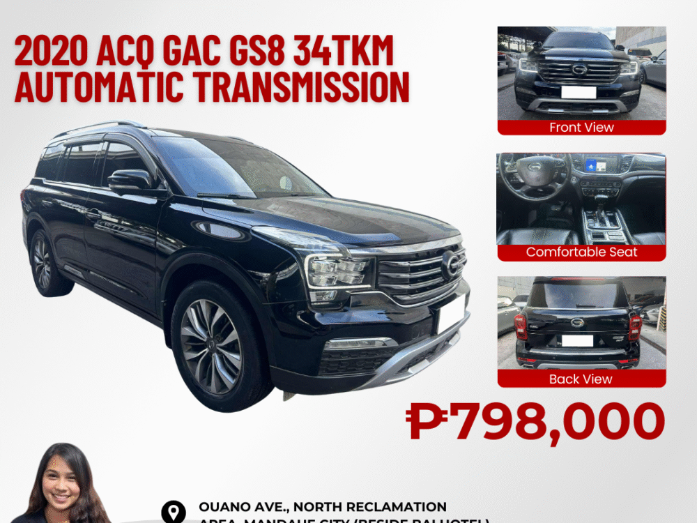 2020 ACQ GAC GS8 34TKM AUTOMATIC TRANSMISSION