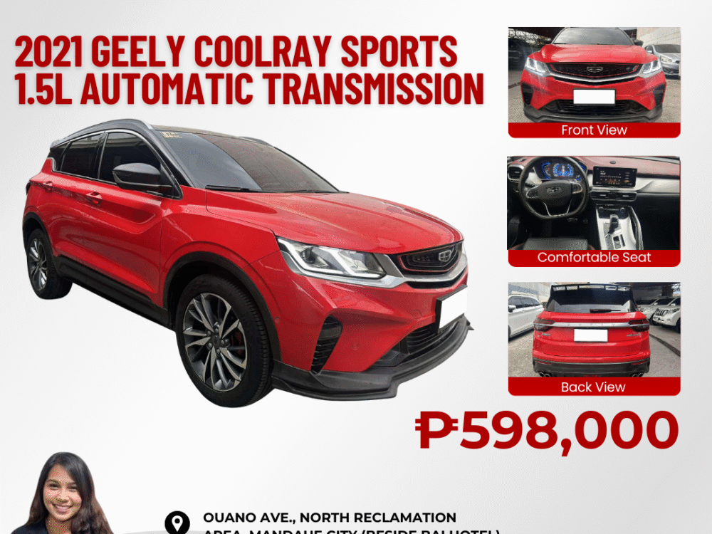 2021 GEELY COOLRAY 1.5L SPORTS AUTOMATIC TRANSMISSION