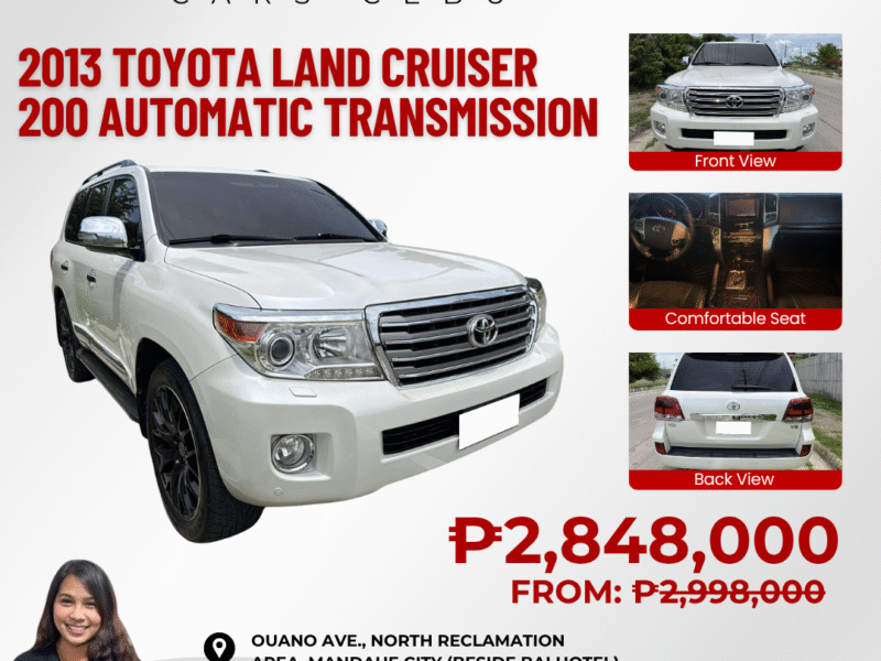 2013 TOYOTA LC 200 AUTOMATIC TRANSMISSION