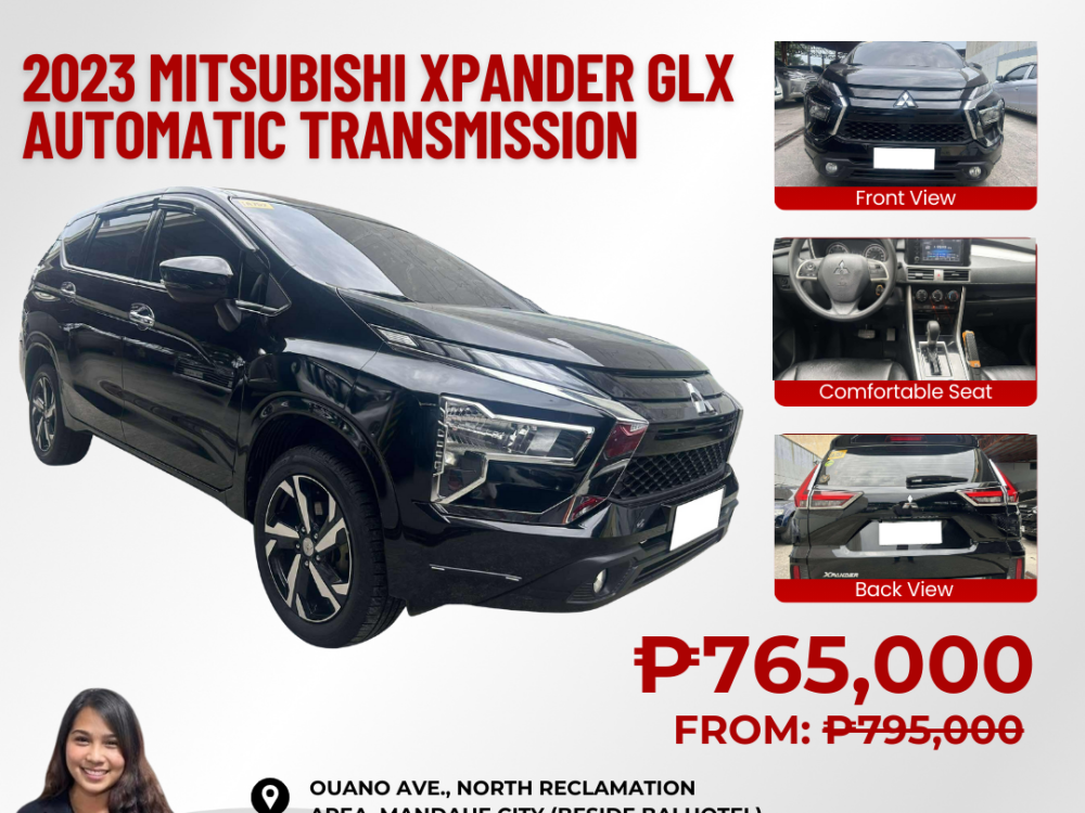 2023 MITSUBISHI XPANDER GLX AUTOMATIC TRANSMISSION
