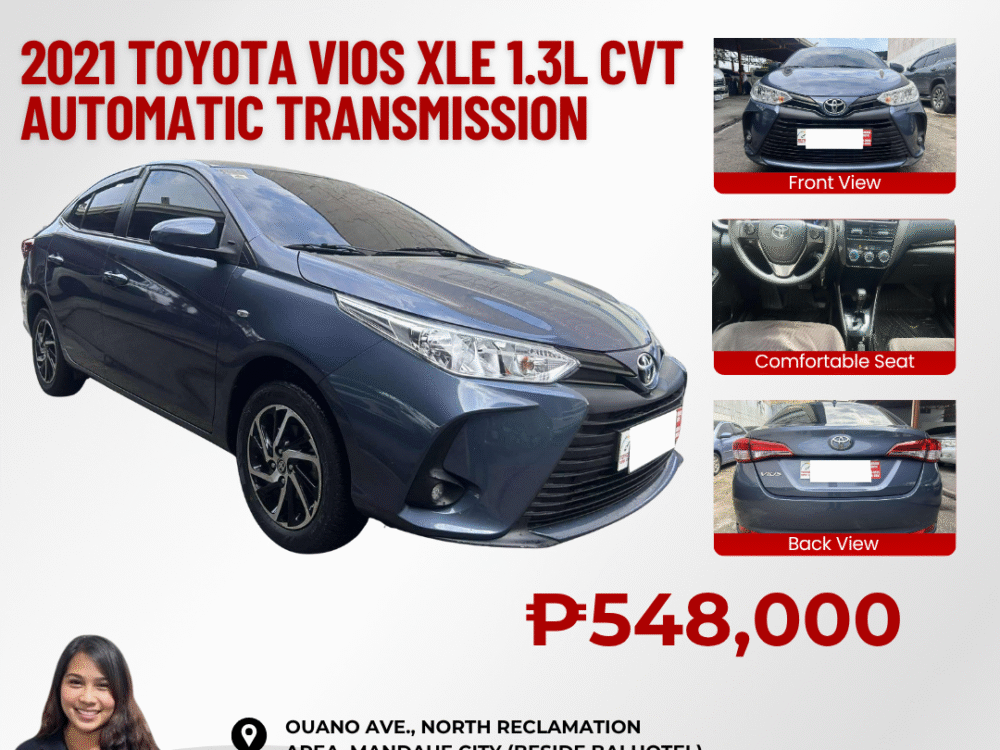 2021 TOYOTA VIOS XLE 1.3L CVT AUTOMATIC TRANSMISSION