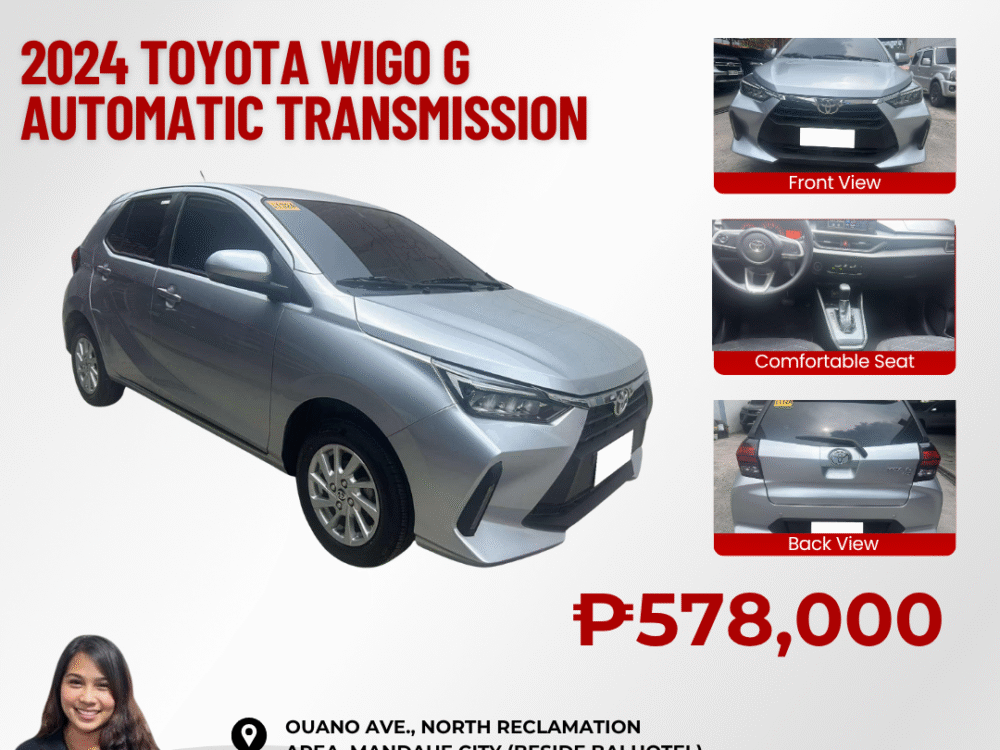 2024 TOYOTA WIGO G AUTOMATIC TRANSMISSION