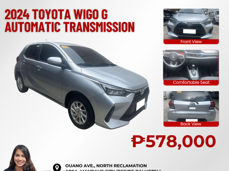 2024 TOYOTA WIGO G AUTOMATIC TRANSMISSION