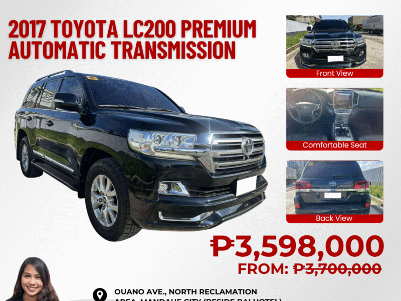 2017 TOYOTA LC200 PREMIUM AUTOMATIC TRANSMISSION