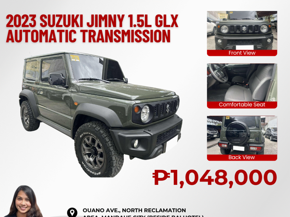 2023 SUZUKI JIMNY 1.5L GLX AUTOMATIC TRANSMISSION