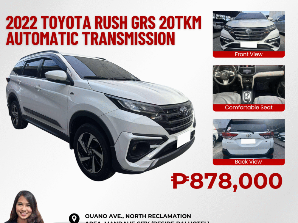 2022 TOYOTA RUSH GRS 20TKM ONLY AUTOMATIC TRANSMISSION