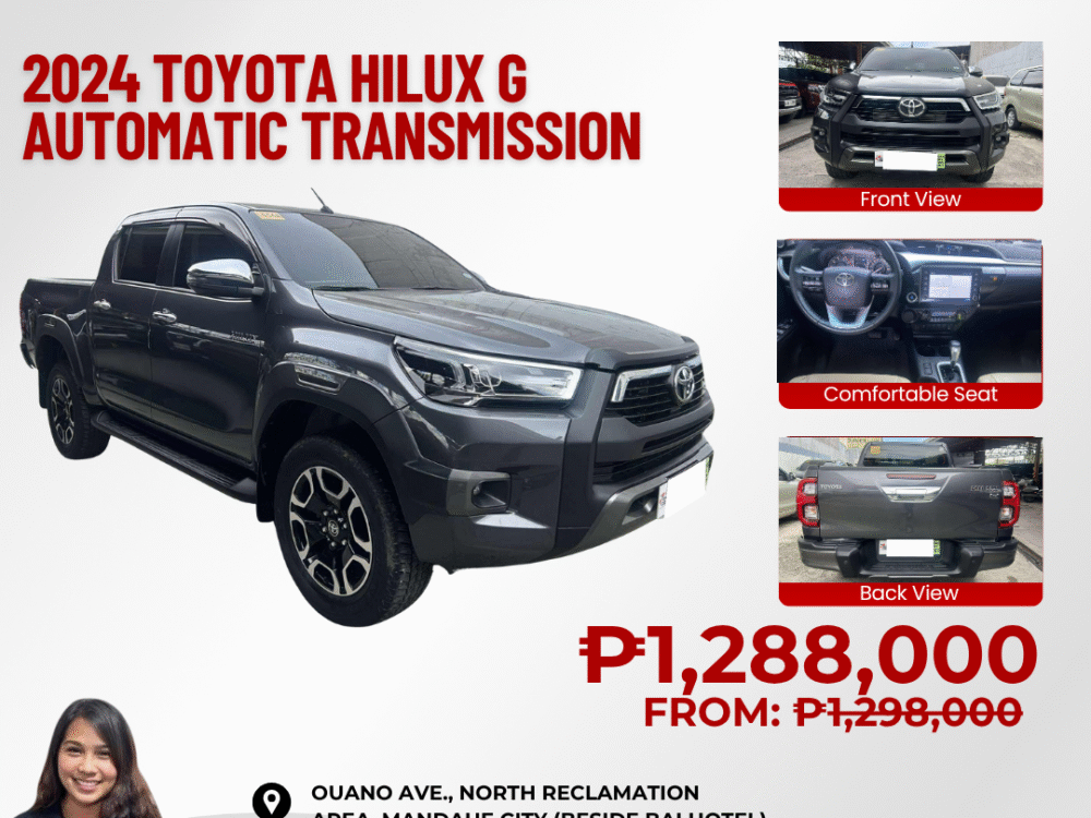2024 TOYOTA HILUX G AUTOMATIC TRANSMISSION