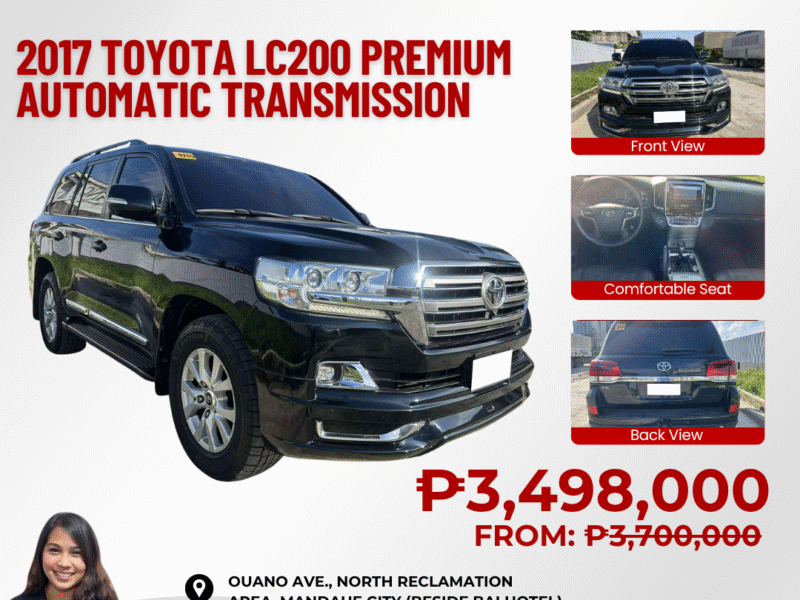 2017 TOYOTA LC200 PREMIUM AUTOMATIC TRANSMISSION