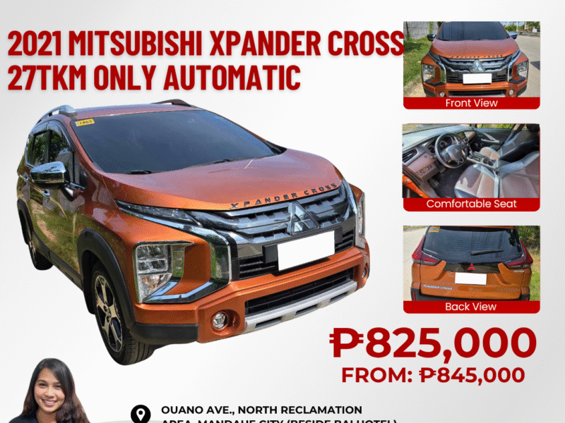 2021 MITSUBISHI XPANDER CROSS 27TKM ONLY AUTOMATIC TRANSMISSION