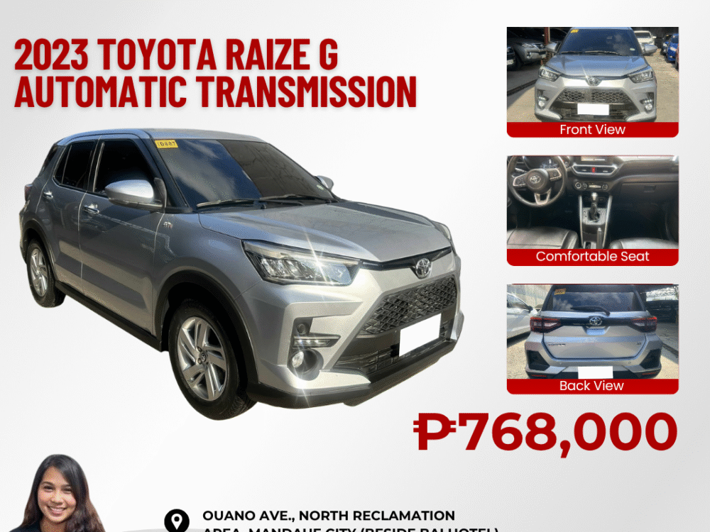 2023 TOYOTA RAIZE G AUTOMATIC TRANSMISSION