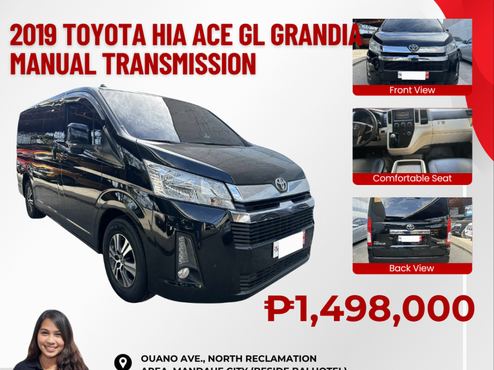 2019 TOYOTA HIA ACE GL GRANDIA MANUAL TRANSMISSION