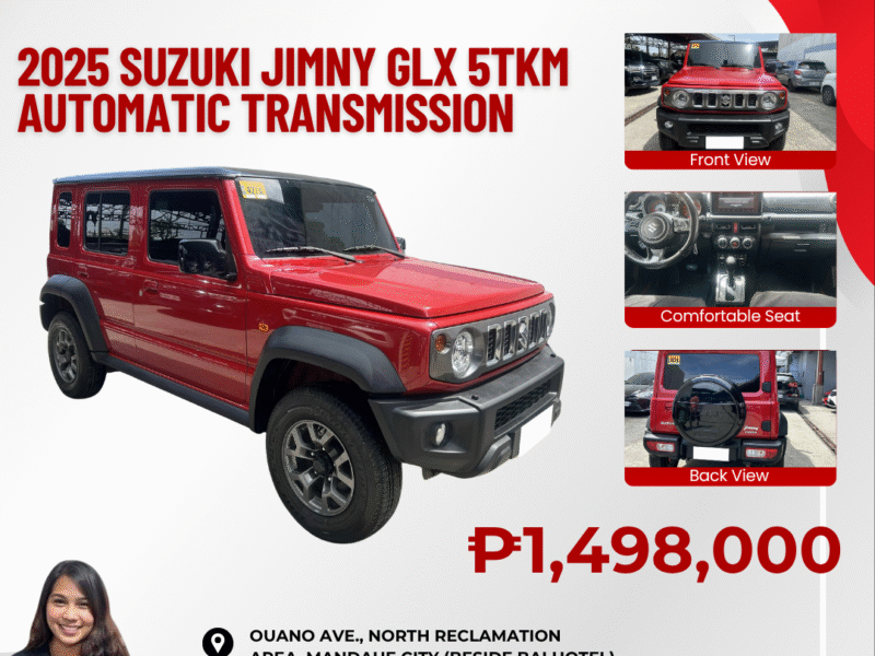 2025 SUZUKI JIMNY GLX 5TKM ONLY!!! AUTOMATIC TRANSMISSION