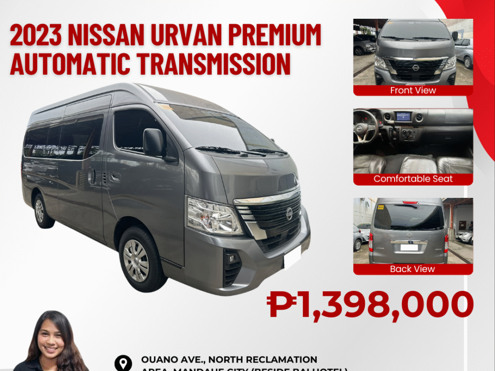 2023 NISSAN URVAN PREMIUM AUTOMATIC TRANSMISSION