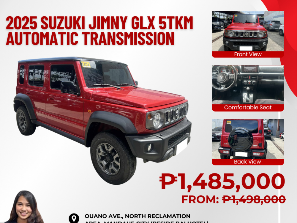 2025 SUZUKI JIMNY GLX 5TKM ONLY!!! AUTOMATIC TRANSMISSION