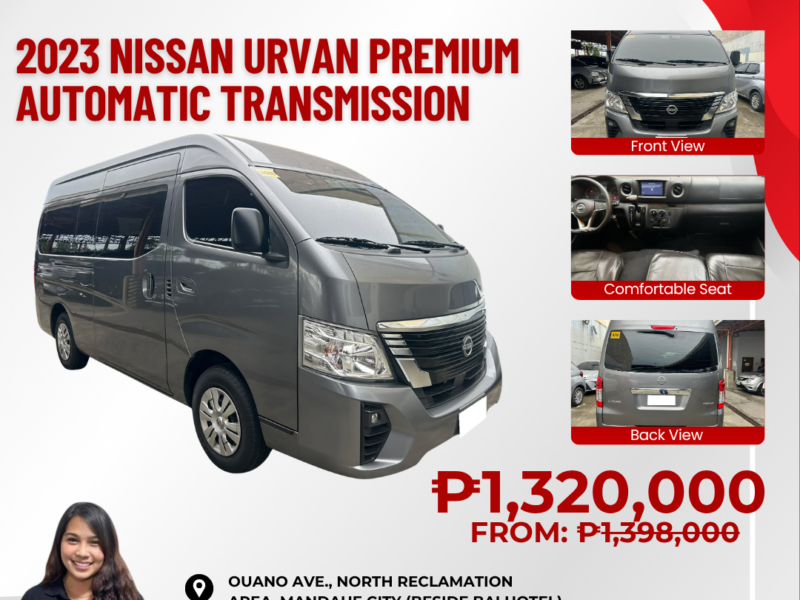 2023 NISSAN URVAN PREMIUM AUTOMATIC TRANSMISSION