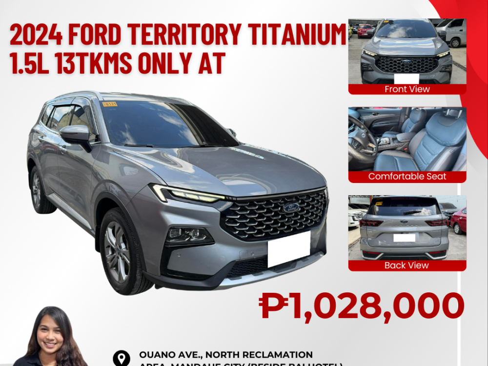 2024 FORD TERRITORY 1.5L TITANIUM 13TKMS ONLY AUTOMATIC TRANSMISSION