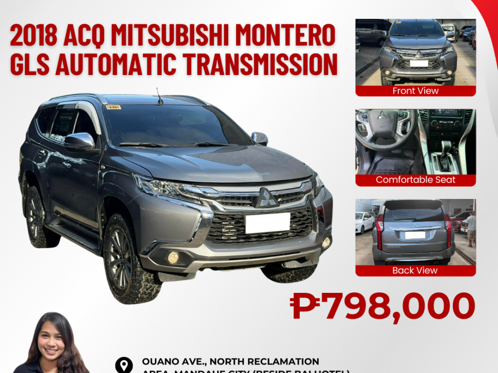2018 ACQ MITSUBISHI MONTERO GLS AUTOMATIC TRANSMISSION