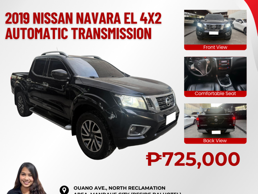 2019 NISSAN NAVARA CALIBRE 4X2 EL 2.5 MANUAL TRANSMISSION