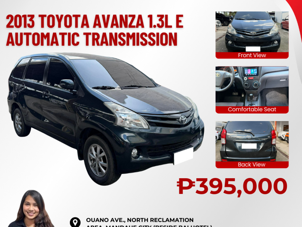 2013 TOYOTA AVANZA 1.3L E AUTOMATIC TRANSMISSION