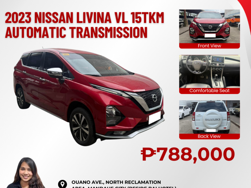 2023 NISSAN LIVINA VL 15TKM ONLY AUTOMATIC TRANSMISSION