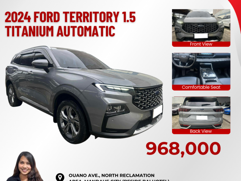 2024 FORD TERRITORY TITANIUM AUTOMATIC TRANSMISSION
