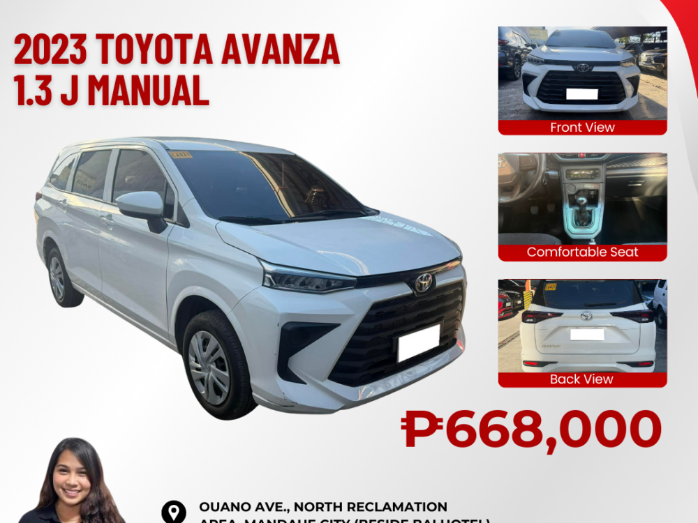 2023 TOYOTA AVANZA J MANUAL TRANSMISSION