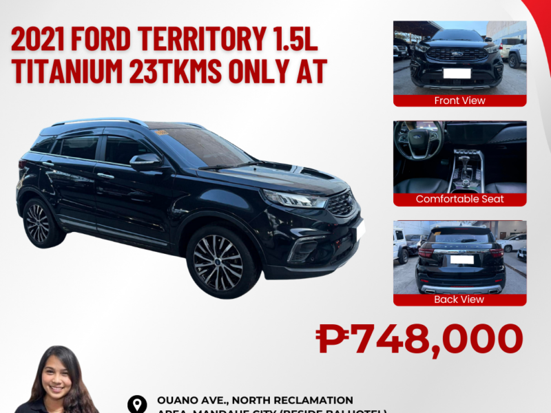 2021 FORD TERRITORY TITANIUM 23TKMS ONLY AUTOMATIC TRANSMISSION