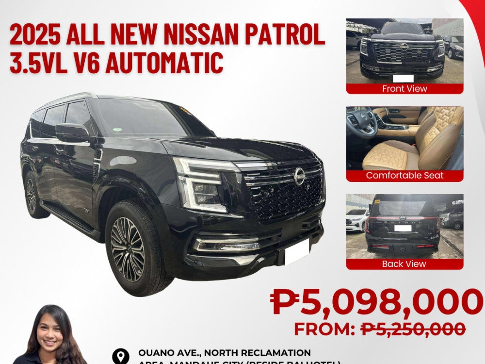 2025 NISSAN PATROL V6 (ALL NEW) 1TKM ONLY AUTOMATIC TRANSMISSION