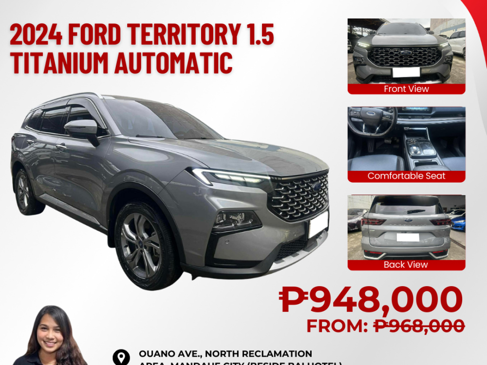 2024 FORD TERRITORY TITANIUM AUTOMATIC TRANSMISSION