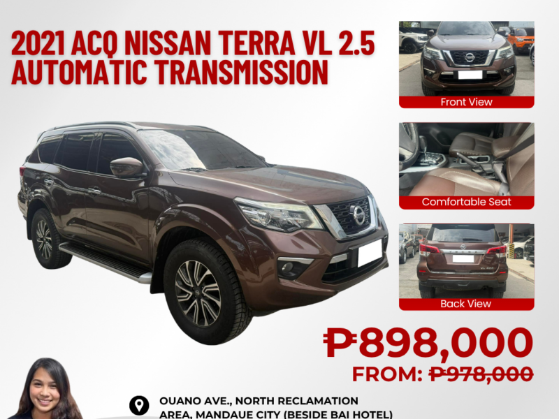 2021 ACQ NISSAN TERRA VL 2.5L DIESEL AUTOMATIC TRANSMISSION