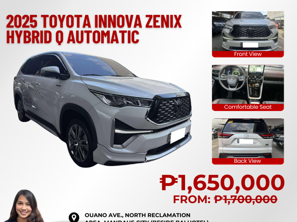 2025 TOYOTA INNOVA ZENIX HYBRID Q AUTOMATIC TRANSMISSION