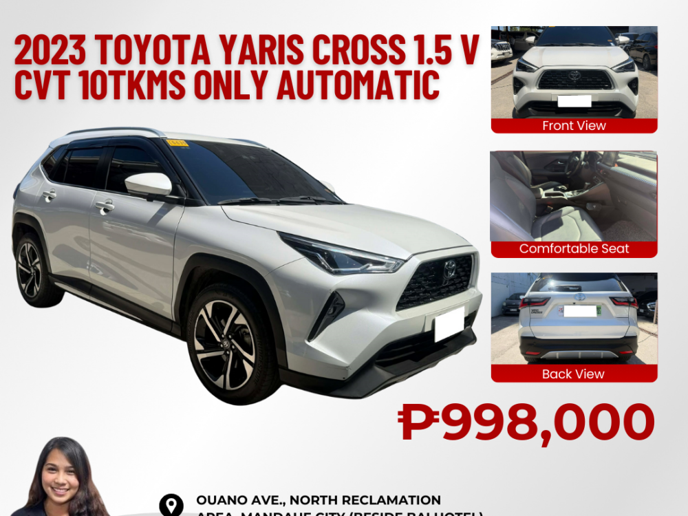 2023 TOYOTA YARIS CROSS 1.5V CVT AUTOMATIC TRANSMISSION