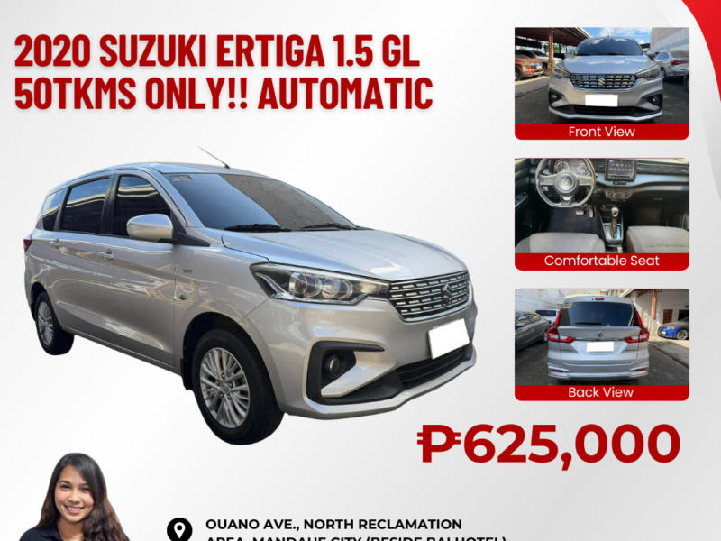 2020 SUZUKI ERTIGA 1.5 GL 50TKMS ONLY!! AUTOMATIC TRANSMISSION