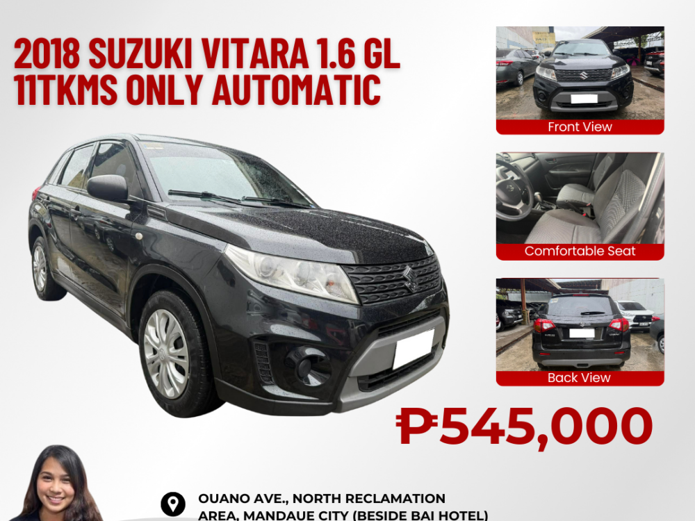 2018 SUZUKI VITARA 1.6 GL AUTOMATIC TRANSMISSION