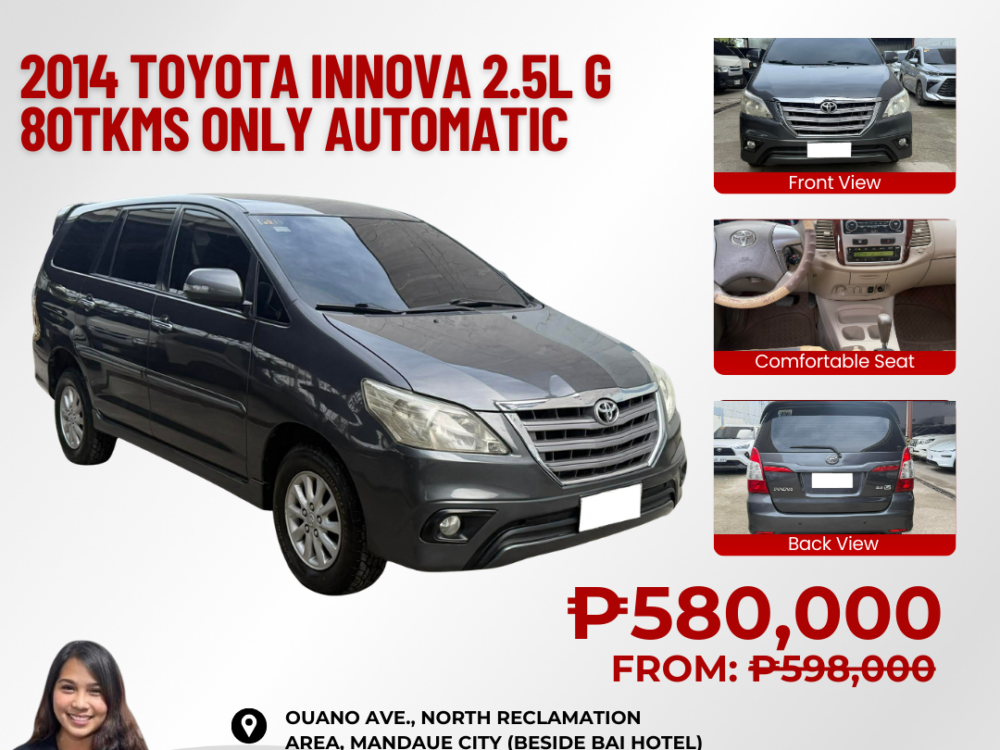 2014 TOYOTA INNOVA 2.5L G AUTOMATIC TRANSMISSION