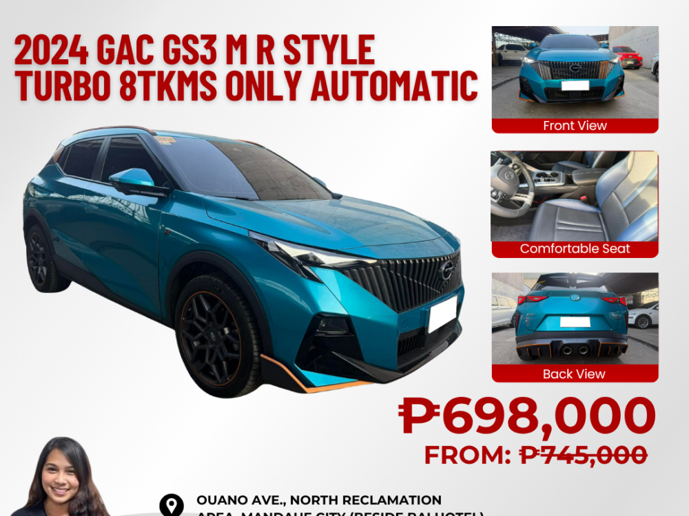 2024 GAC GS3 EMZOOM R STYLE TURBO AUTOMATIC TRANSMISSION