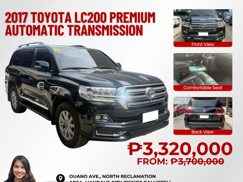 2017 TOYOTA LC200 PREMIUM AUTOMATIC TRANSMISSION