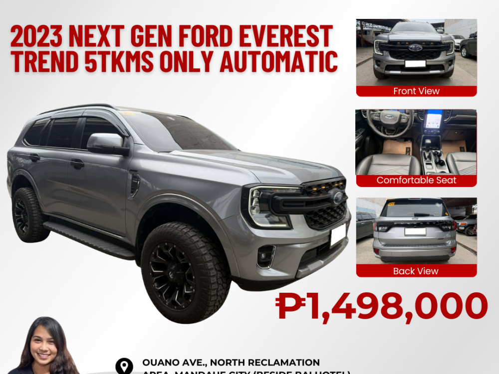 2023 NEXT GEN FORD EVEREST TREND 2.0L 4X2 AUTOMATIC TRANSMISSION